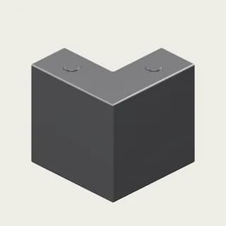 Угловое соединение 90° для штанг 30 × 10